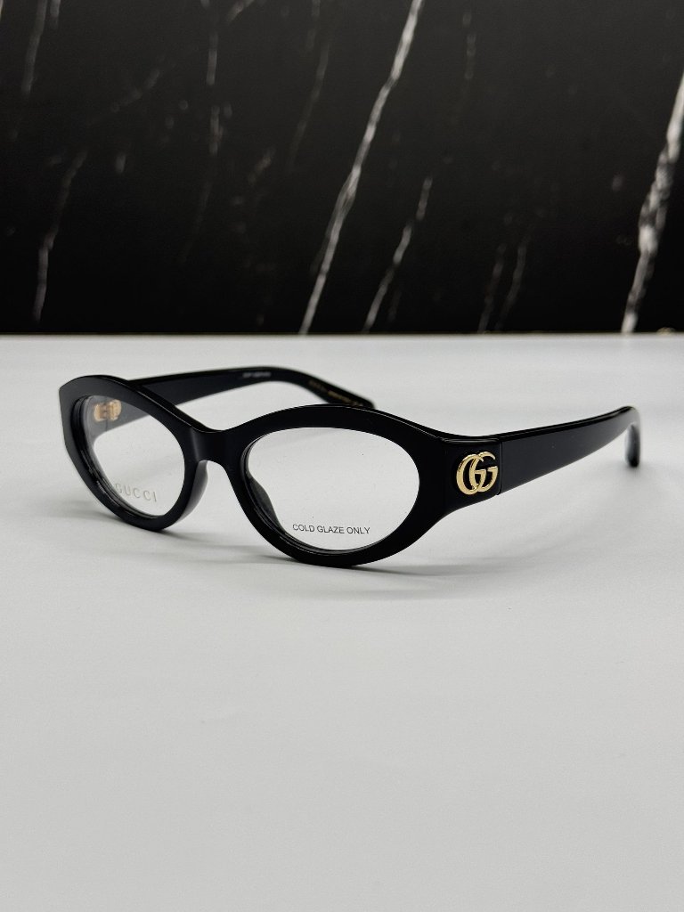 New Gucci Gg1405o 001 Black Gucci Eyeglasses Gucci Eyewear
